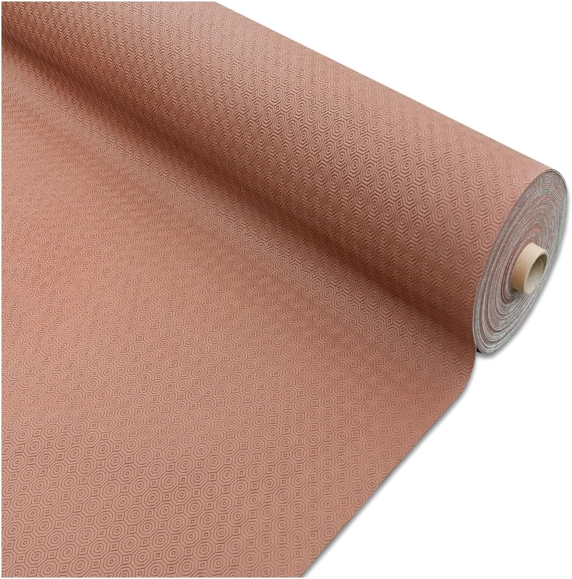 Tovaglia Pvc Proteggi Tavolo Mollettone 140x200 cm Morbido Antiscivolo Antimacchia Antiurto Marrone