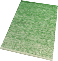 Tappeto Cucina Bagno Puro Cotone Assorbente Tessuto Intrecciato Verde 50x80 cm