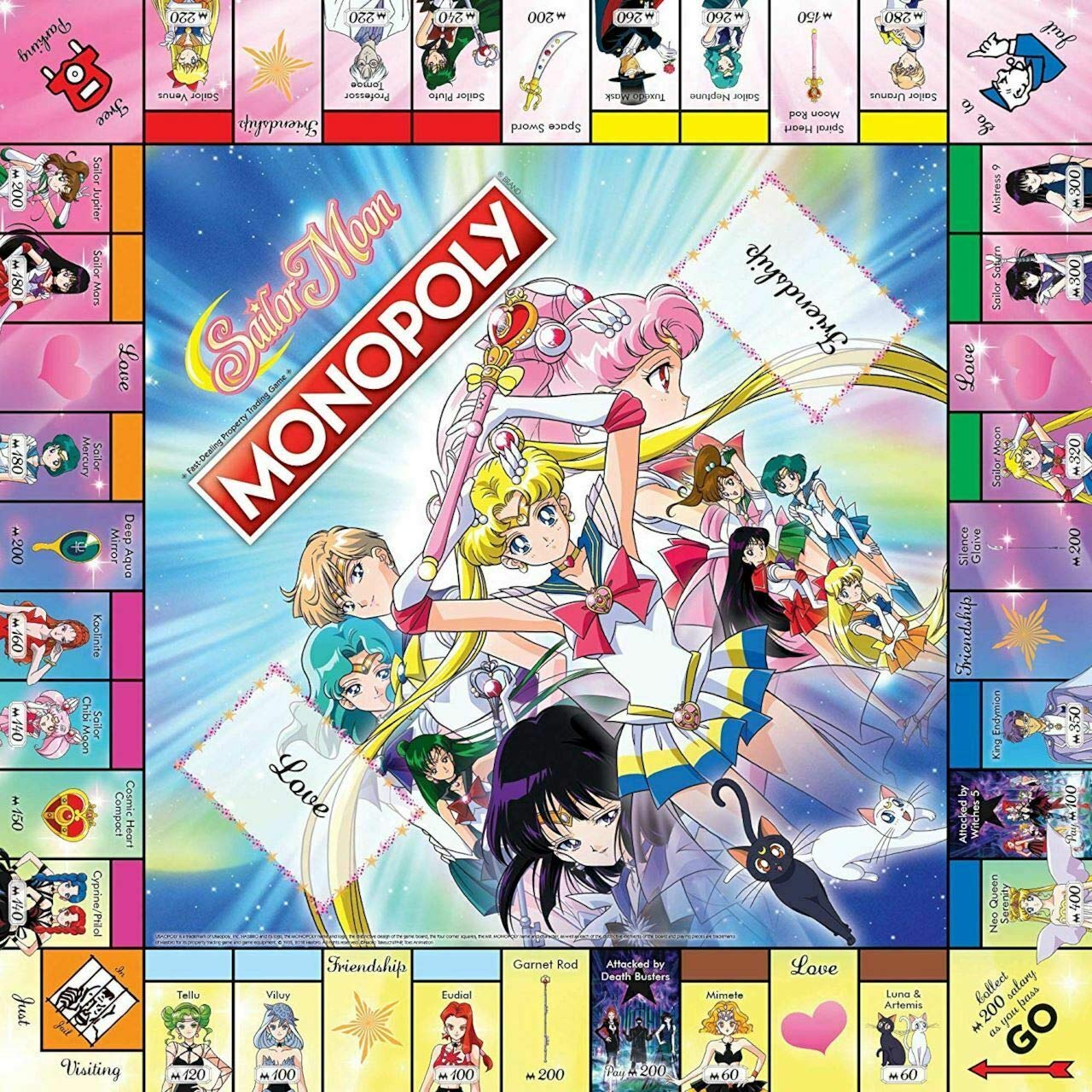 Gioco in scatola MONOPOLY edizione Italia Sailor Moon 