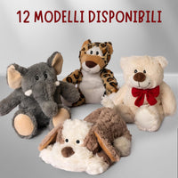 Innoliving Peluche Riscaldabile Morbido e Accogliente, Aiuta il Relax e il Benessere di Grandi e Piccini, Allevia Stress e Tensioni, Cuscino Termico Coccoloso (RANA MD-667)