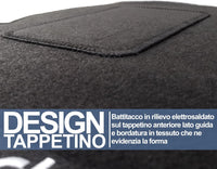 Lupex Shop Tappetini auto in moquette con strappo compatibili per Focus