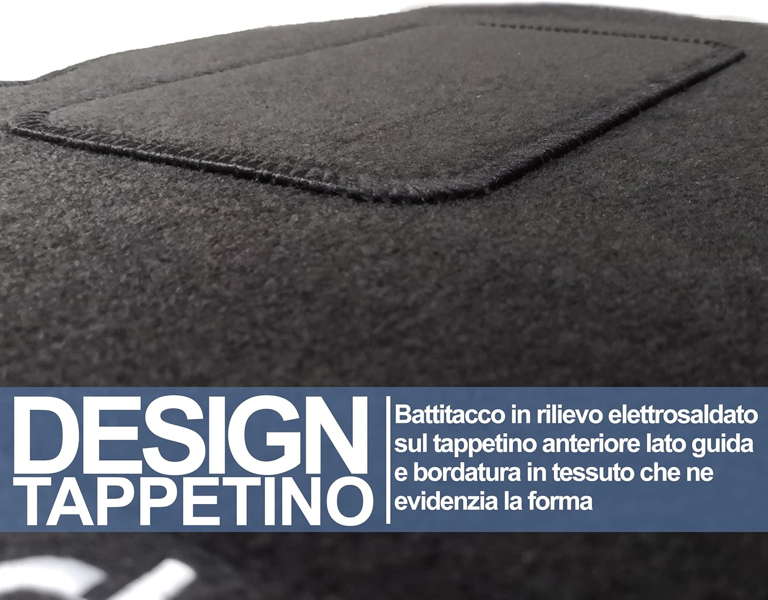 Lupex Shop Tappetini auto in moquette con strappo compatibili per Sandero