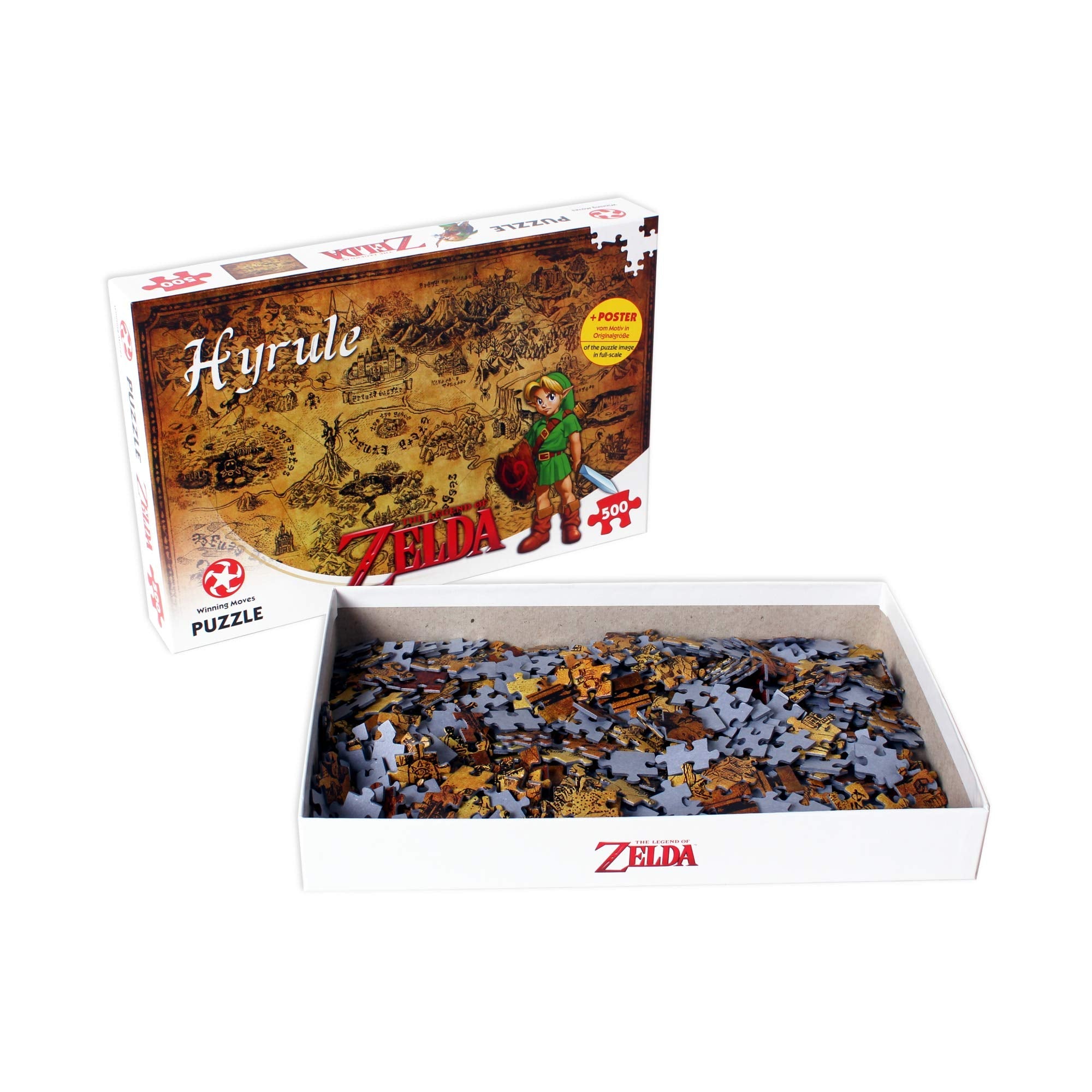 Puzzle edizione The Legend Of Zelda - Hyrule Field 500 pezzi Nintendo: Winning Moves