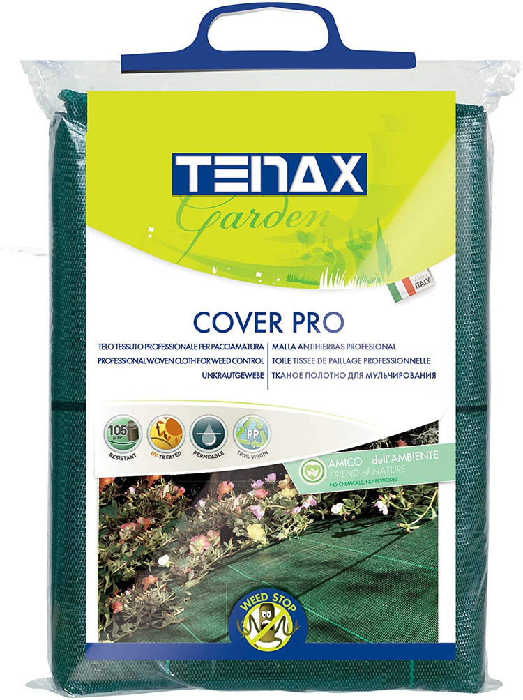 TENAX COVER PRO TELO PROFESSIONALE PER LA PACCIAMATURA DISPONIBILI IN 2 COLORI - Verde