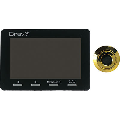 Spioncino elettronico maxi sottocchio bravo oro con schermo lcd 4,3" mm. 40-105 Bravo 