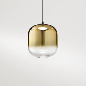 Vetro Borosilicato Contemporaneo Hunter Oro Specchiato D14