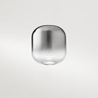 Vetro Borosilicato Contemporaneo Hunter Fumè Specchiato D14