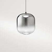 Vetro Borosilicato Contemporaneo Hunter Fumè Specchiato D14