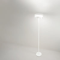 Lampadario A Sospensione Contemporaneo Aere Alluminio Bianco 5 Led Integrato 14W