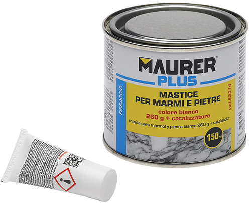 Stucco per marmo 500ml bianco maurer plus