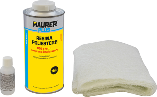 Stucco per vetroresina kit 750ml maurer plus