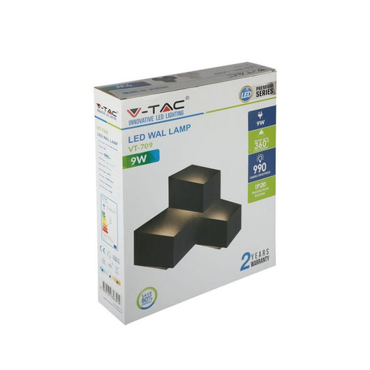 Muratura LED 9W Light Light Black Body 3000K IP20