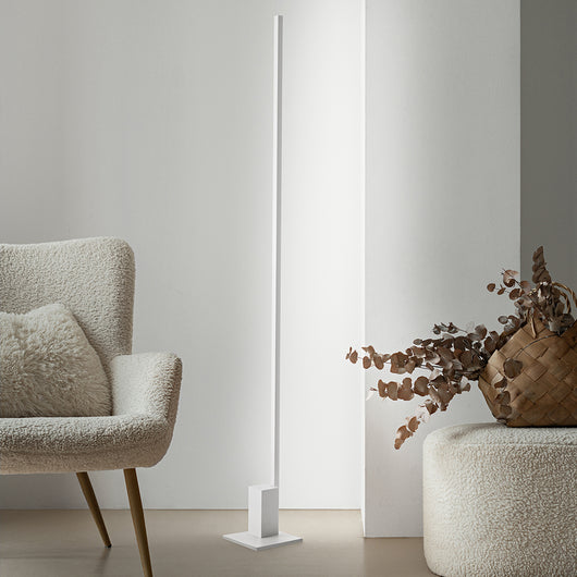 Piantana Contemporanea Syncro Metallo Bianco Led Integrato 30W