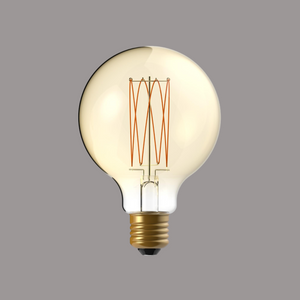 Lampadina led vintage con finitura oro