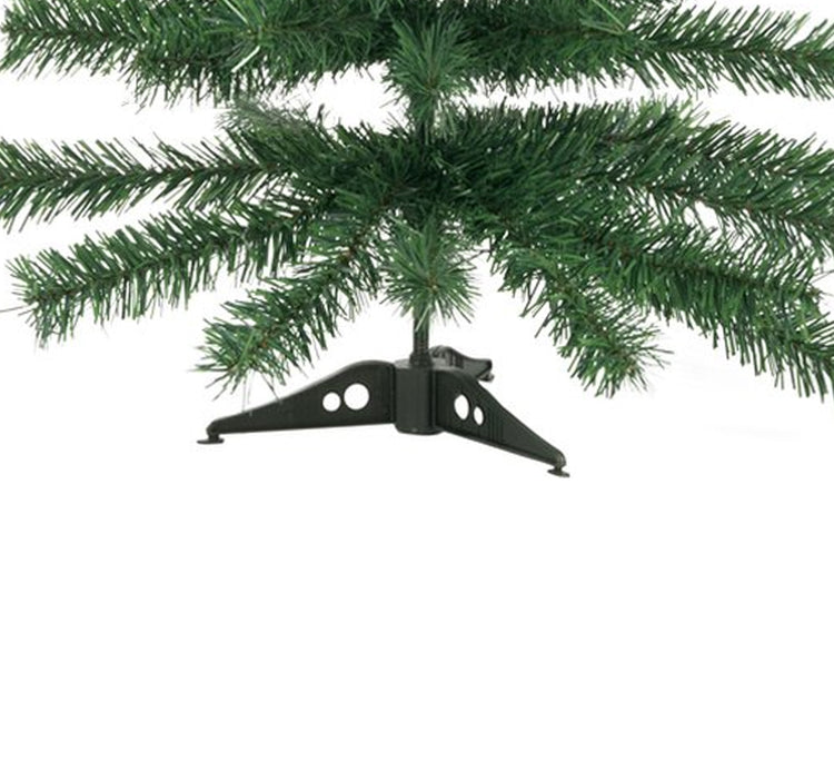 Albero di Natale 180 cm in PVC 350 Rami Decorazione Addobbo Natalizio con Base