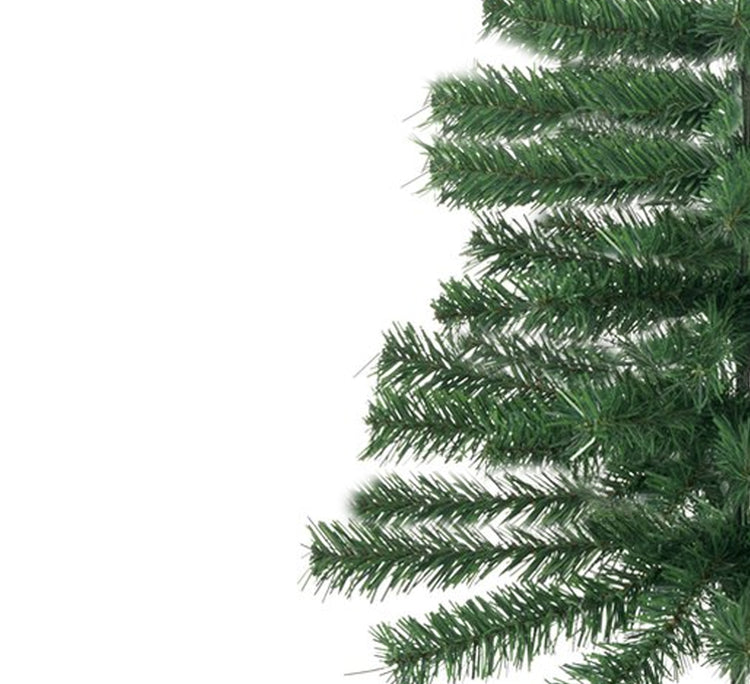 Albero di Natale 180 cm in PVC 350 Rami Decorazione Addobbo Natalizio con Base