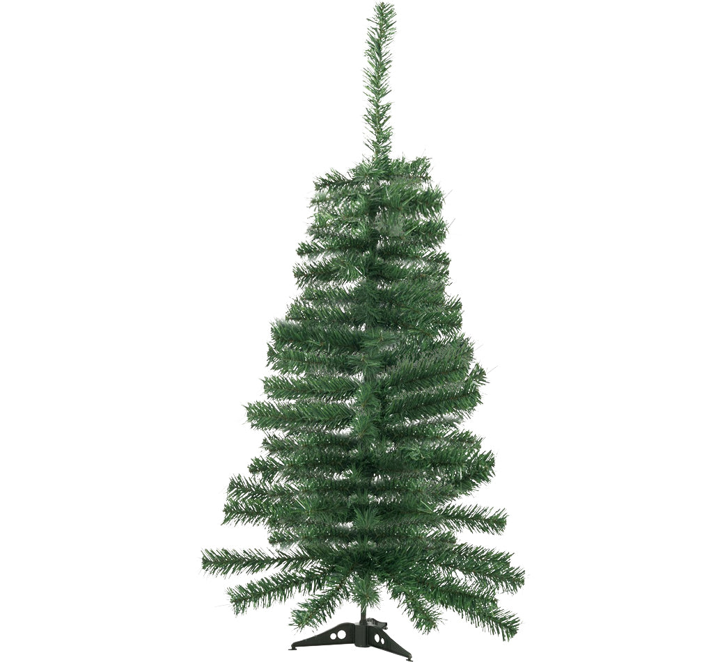 Albero di Natale 180 cm in PVC 350 Rami Decorazione Addobbo Natalizio con Base