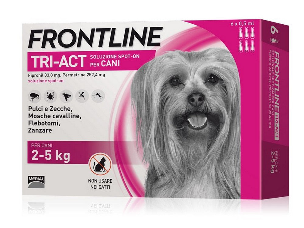 antiparassitario tri-act per cani 2Â¸5 kg. (cf. 6 pipette) vit42204