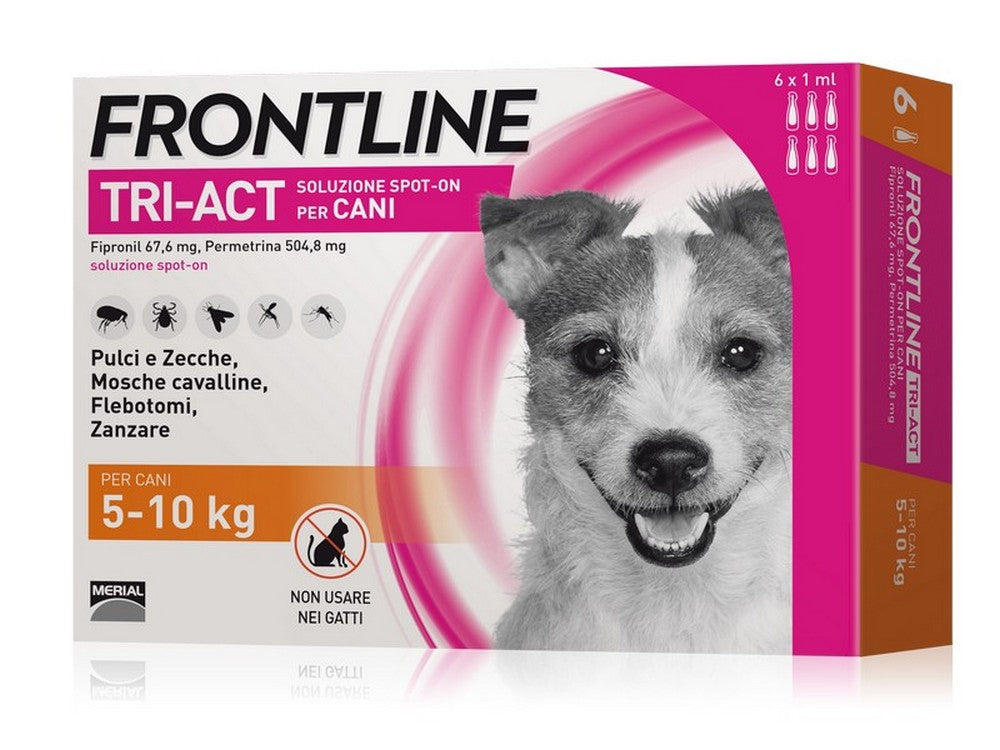 antiparassitario tri-act per cani 5Â¸10 kg. (cf. 6 pipette) vit42205