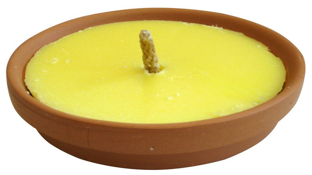 citronella in padella di terracotta made intaly¯ cm. 17 vit27895