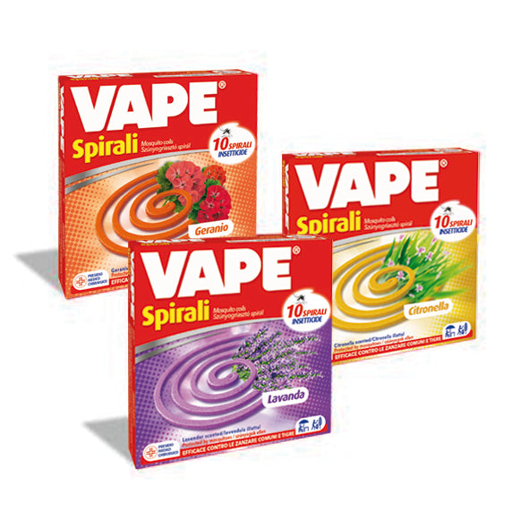 Vape spirali antizanzare miste 10 pz. (24 pezzi) - Vape