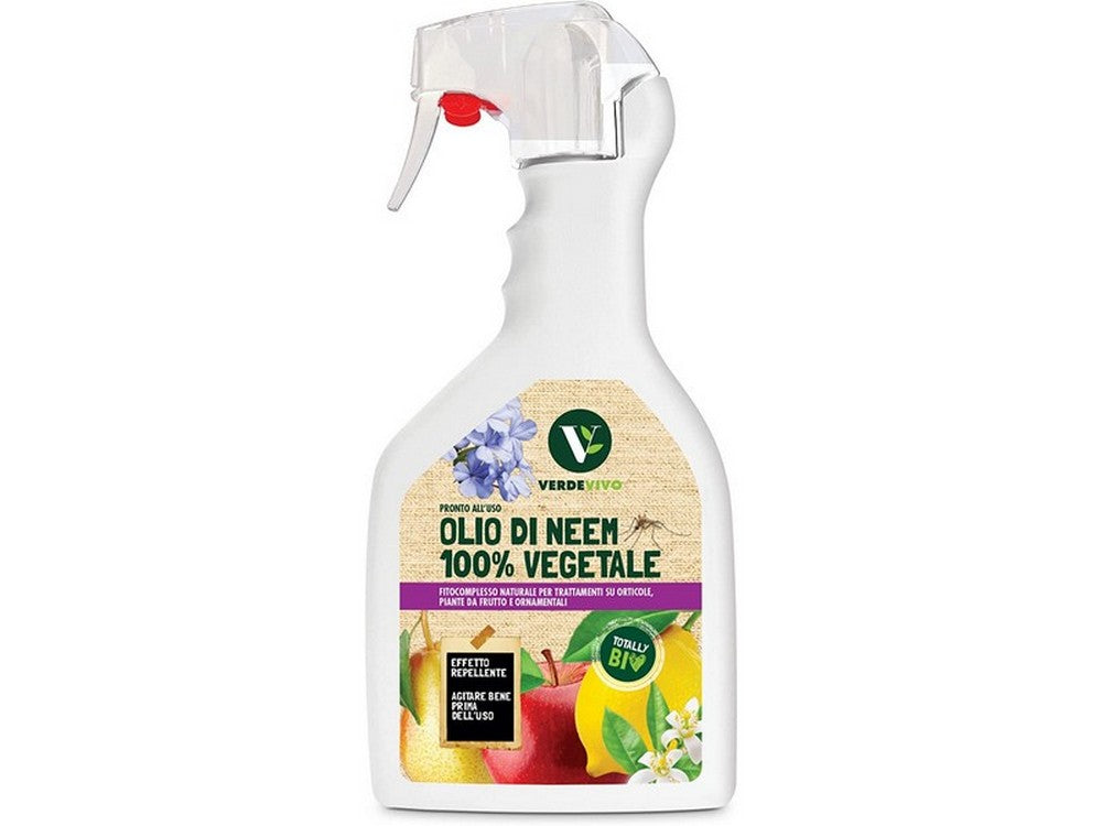 15pz olio di neem 100% pronto all'uso ml. 750 vit52934