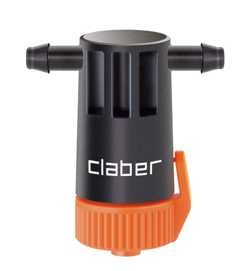 Claber gocciolatore in linea per tubo capillare in blister 10 pz.  0-10 lt/h - Claber