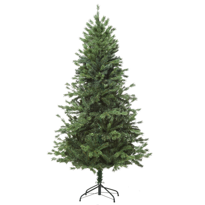 Easycomfort Albero di Natale Artificiale Gigante 180cm Realistico, Decorazione di Natale con 696 Rami, Base Pieghevole e Rimovibile