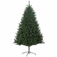 EasyComfort Albero di Natale Artificiale 180cm con 800 Rami e Base in Metallo, Verde