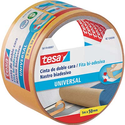 Nastro biadesivo universale pavimenti tesa mm 50 ml 5 (6 pezzi) Tesa 