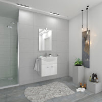 mobile bagno emma 58 sospeso con specchio bianco cod:ferx.83162