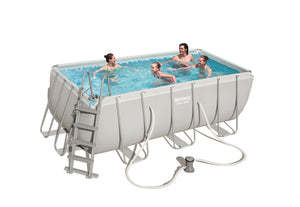 piscina con telaio pompa e scala 412x201xh122 cm 56456 8325