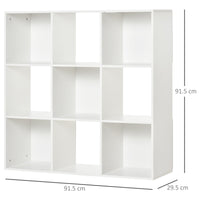 Libreria 3 Ripiani 91,5x29,5x91,5 in Legno  Bianco