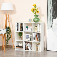 Libreria 3 Ripiani 91,5x29,5x91,5 in Legno  Bianco