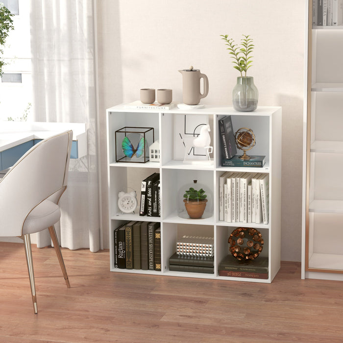 Libreria 3 Ripiani 91,5x29,5x91,5 in Legno  Bianco