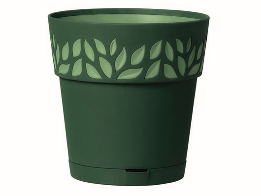 vaso cloe con riserva d'acqua Ã¯ cm. 20x19 h col. grafite vit46992