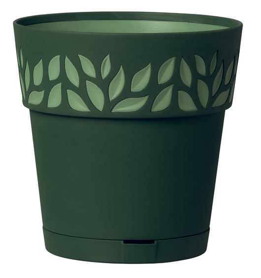 Stefanplast vaso cloe con riserva d'acqua Ã˜ cm. 20x19 h col. grafite - Stefanplast