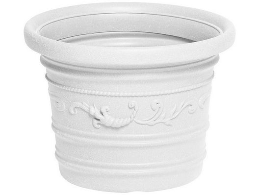 vaso tondo festonato prestige col. bianco Ã¯ cm. 40 vit52978