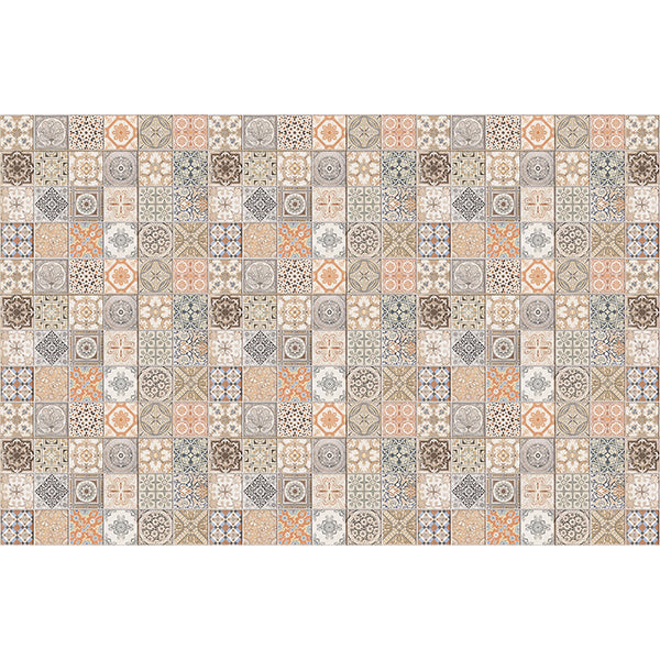 Tappeto in Vinile Lavabile, Antigraffio, Adatto ad ogni Ambiente Persian Tiles - 150x230