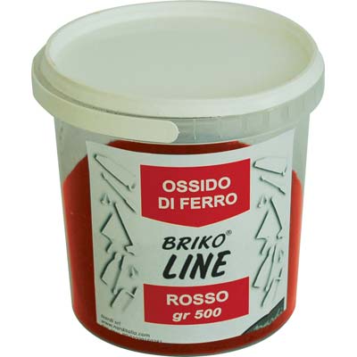 Ossido sintetico briko line rosso gr 500 (6 pezzi) 