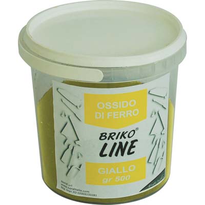 Ossido sintetico briko line giallo fiore gr 500 (6 pezzi) 