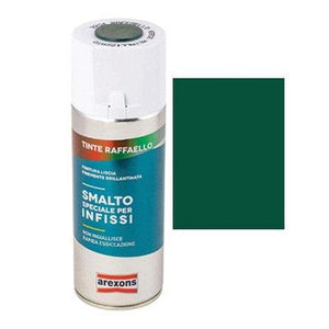 Smalto spray tinta raffaello arexons 3204 verde metallizzato ml 400 (6 pezzi) Arexons 