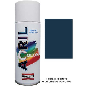 Smalto spray acril color arexons blu zaffiro ral 5003 ml 400 (6 pezzi) Arexons 