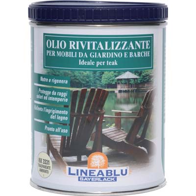 Olio rivitalizzante mobili lineablu sayerlack kk3331 trasparente ambrato ml 750 Sayerlack 