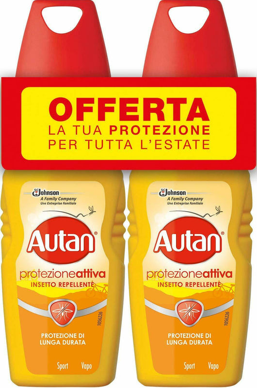 Autan active vapo 2 pz.  ml. 100 (12 confezioni) - Autan