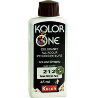 Colorante acqua kolorone 212 marrone ml 45 (12 pezzi) Nuovo kolor