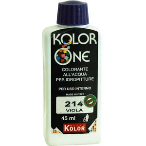 Colorante acqua kolorone 214 viola ml 45 (12 pezzi) Nuovo kolor