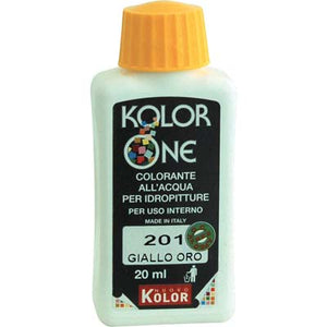 Colorante acqua kolorone 201 giallo oro ml 20 (12 pezzi) Nuovo kolor