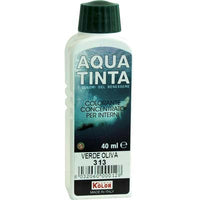 Colorante acqua aquatinta 313 verde oliva ml 40 (10 pezzi) Nuovo kolor