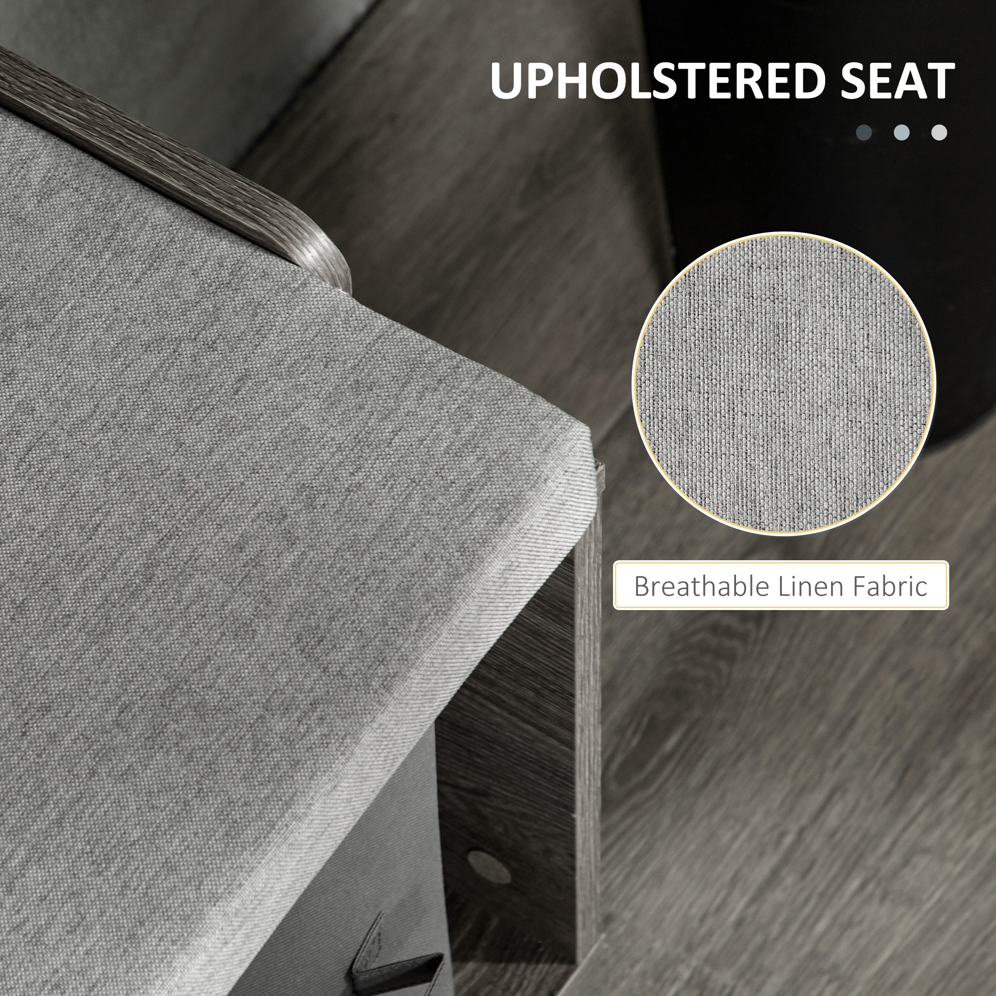 EasyComfort Mobile Scarpiera da Ingresso in Truciolato e Metallo con 3 Ripiani Aperti, 2 Cassetti e Seduta imbottita, 90x34x48 cm, Grigio